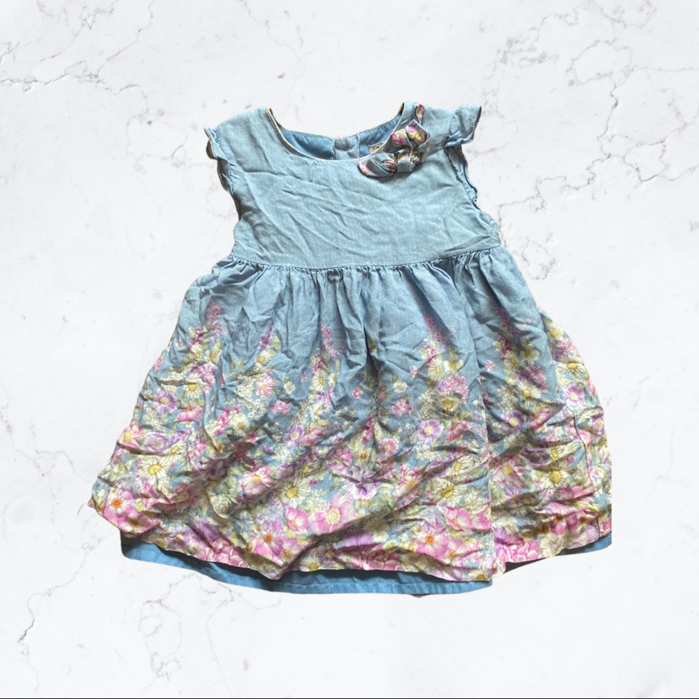Euc - Mayoral floral dress 18m